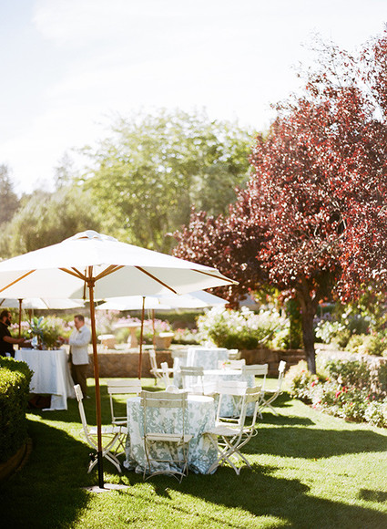 Romantic Outdoor Napa Wedding Cocktail Hour Inspiration