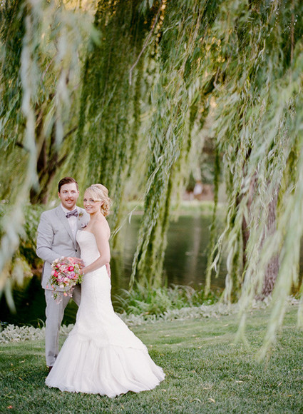 Romantic Outdoor Napa Wedding Portrait