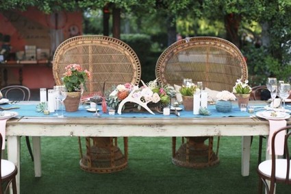 Modern Bohemian Southwestern Wedding Tablescape