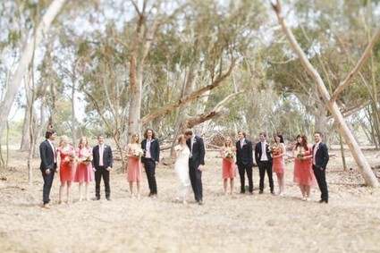Modern Bohemian Southwestern Wedding Party