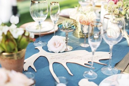 Modern Bohemian Southwestern Wedding Table Decor Inspiration