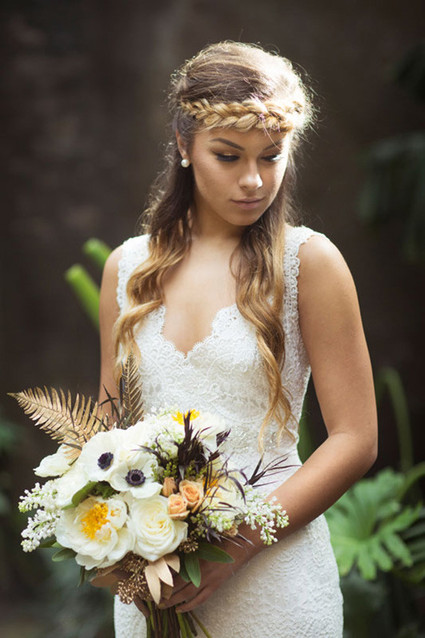 Braided hairstyle