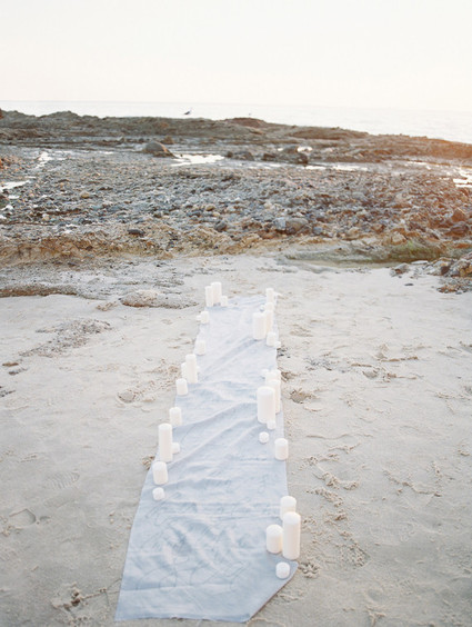 Romantic Coastal Ceremony Inspiration Inspiration
