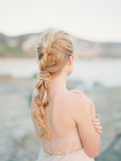 Romantic Coastal Bridal Hairstyle Inspiration Inspiration