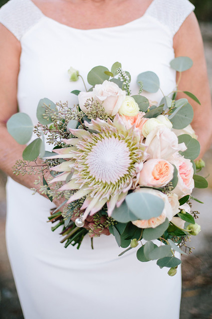 Intimate Desert Chic Palm Springs Wedding Florals Inspiration