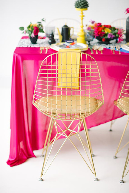 DVF Bridesmaid Party Inspiration Furniture Rentals