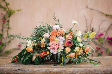 Romantic Mediterranean Wedding Florals Inspiration
