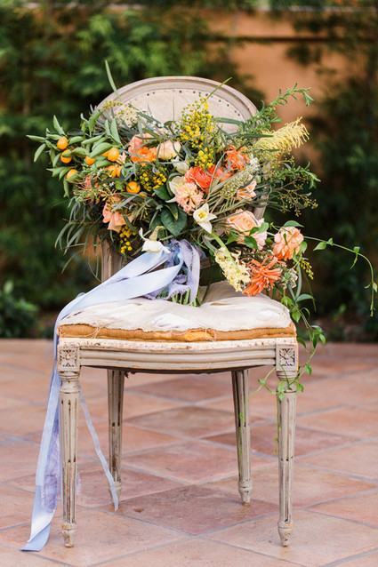 Romantic Mediterranean Wedding Bouquet Inspiration