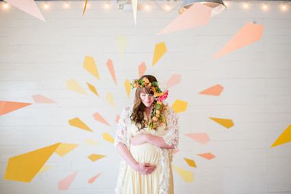 Styled maternity photos