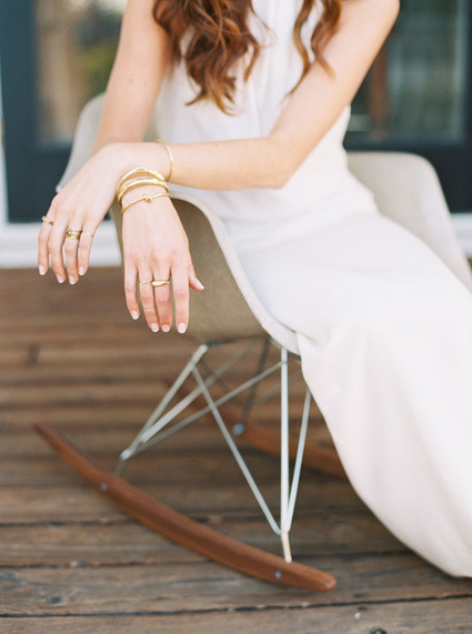 Modern wedding dress