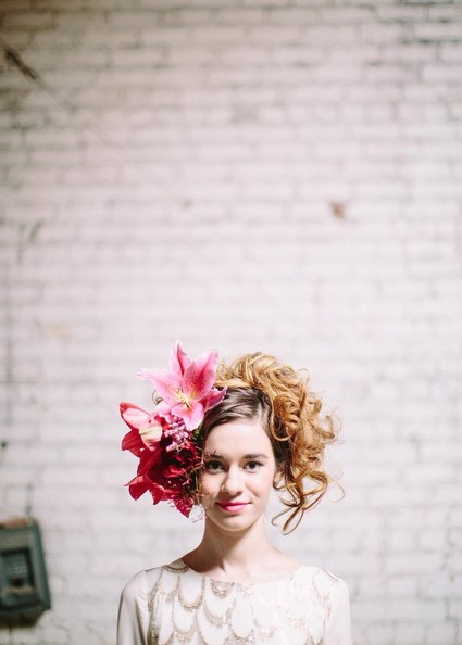 Berry and marsala floral crown Inspiration