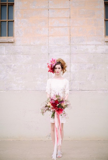 Berry and marsala bouquet