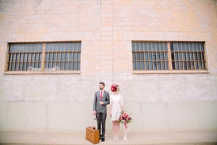 Industrial berry & marsala wedding inspiration Inspiration