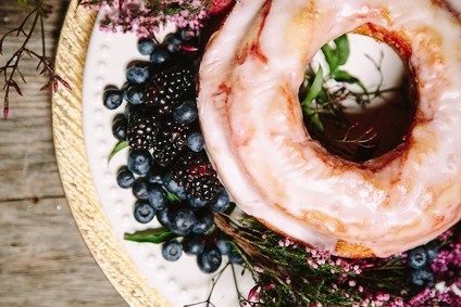 Industrial berry & marsala wedding inspiration Inspiration