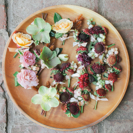 Floral boutonnières Inspiration