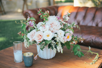 Blush rose floral arrangement