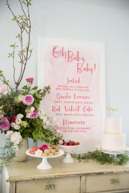 Santa Barbara floral baby shower by TOAST Santa Barbara