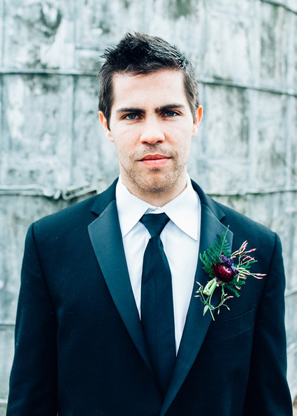 Groom with boutonniere