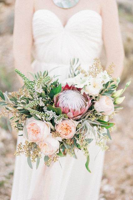 Pastel desert bouquet
