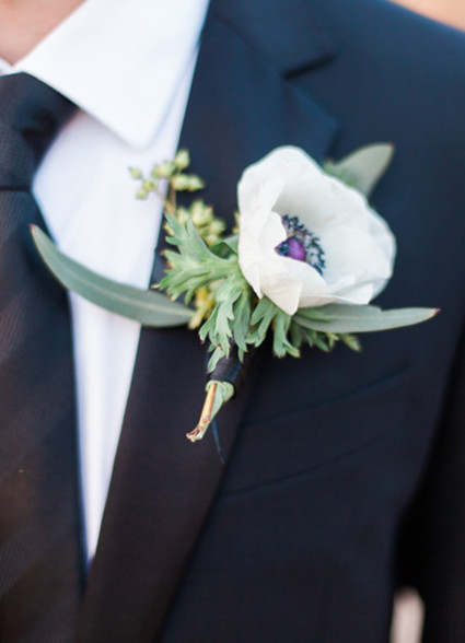 White boutonniere Inspiration