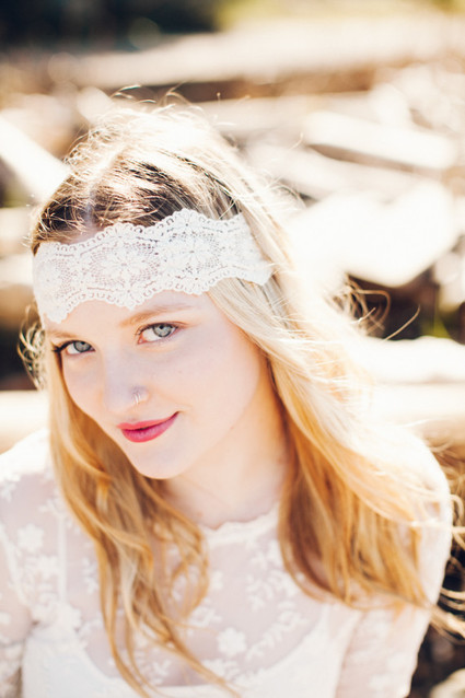 Lace headpiece