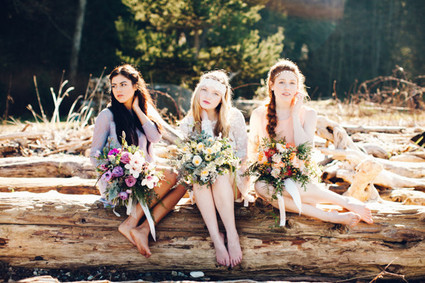 Bohemian bridesmaid inspiration Inspiration
