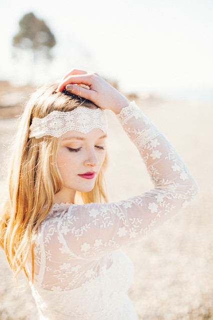 Lace bridesmaid dress