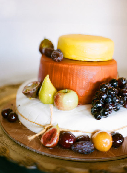 Fresh fruit wedding cake