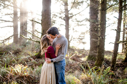 Oregon forest engagement photo