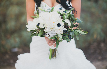 White and black bouquet
