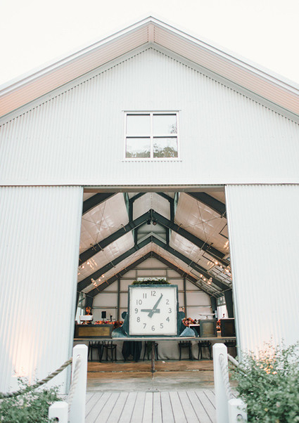 Modern wedding ceremony venue