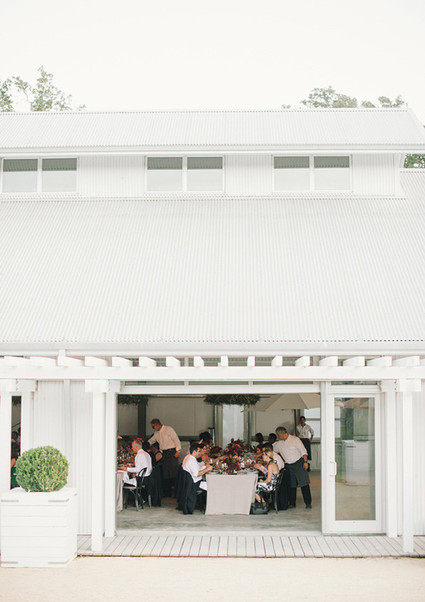 Ranch wedding reception