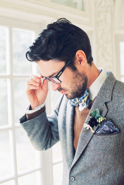 Classic men's wedding fashion
