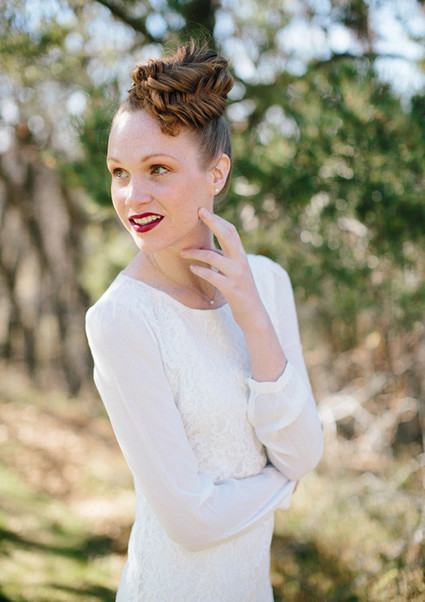 Modern fishtail braid hairstyle