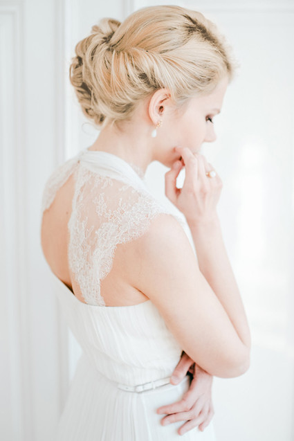 Romantic bridal updo Inspiration