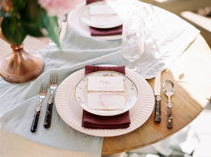 Marsala wedding inspiration Inspiration