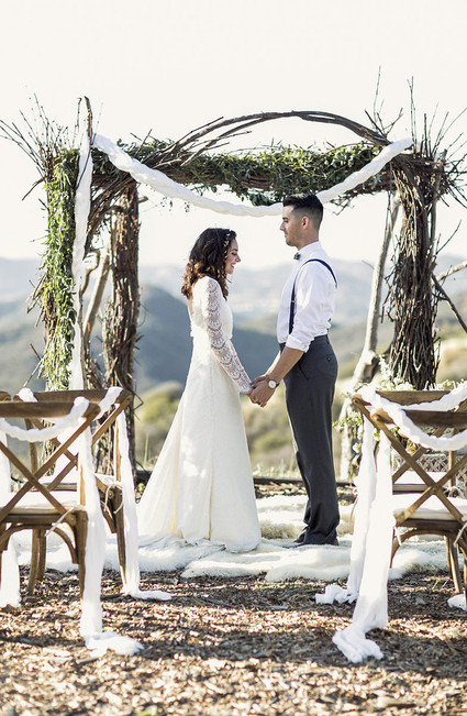 Outdoor California ceremony Inspiration