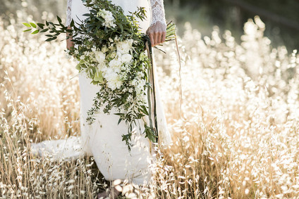 White bridal bouquet