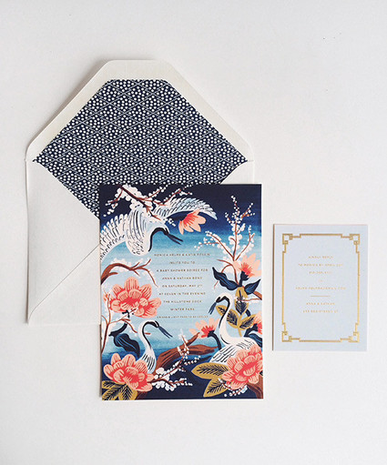 Kyoto Garden inspired baby shower for Anna Bond of Rifle Paper