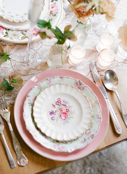 Vintage floral china