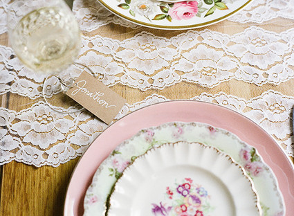 Vintage floral china