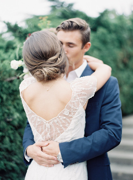Chignon bridal hairstyle