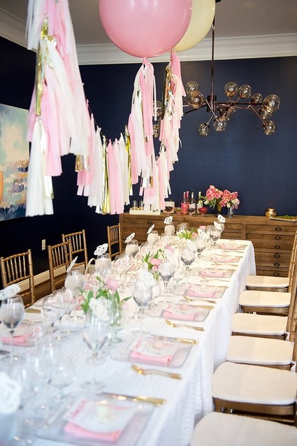 Pink balloon garland