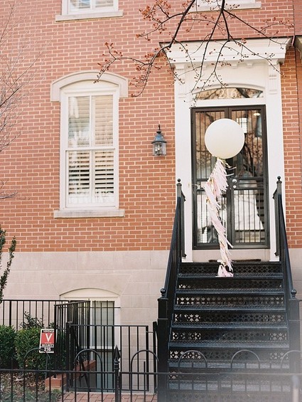 Modern pink bridal shower