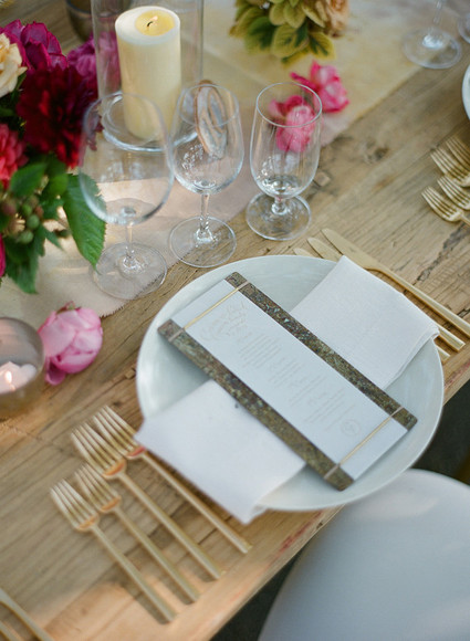 Rustic and romantic vineyard wedding