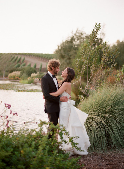 Rustic and romantic vineyard wedding