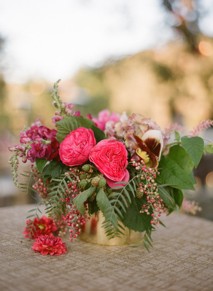 Rustic and romantic vineyard wedding