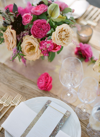 Rustic and romantic vineyard wedding