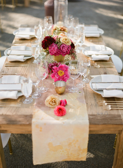 Rustic and romantic vineyard wedding