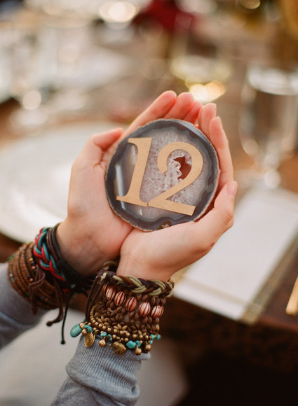 Agate table numbers Inspiration